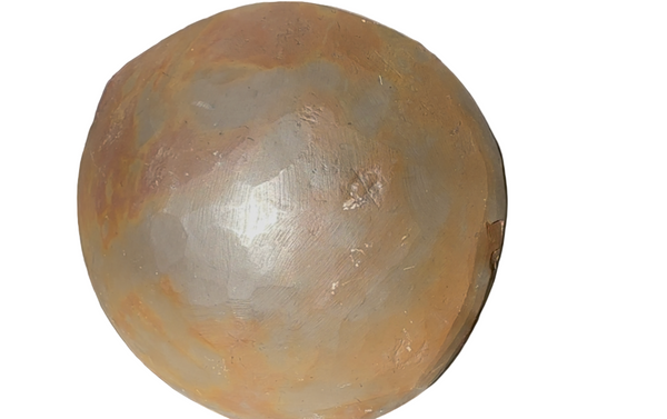 AF-126  Ammonite Fossil - Placenticeras meeki Ammolite **FREE SHIPPING***　アンモライト カナダ化石 斑彩石