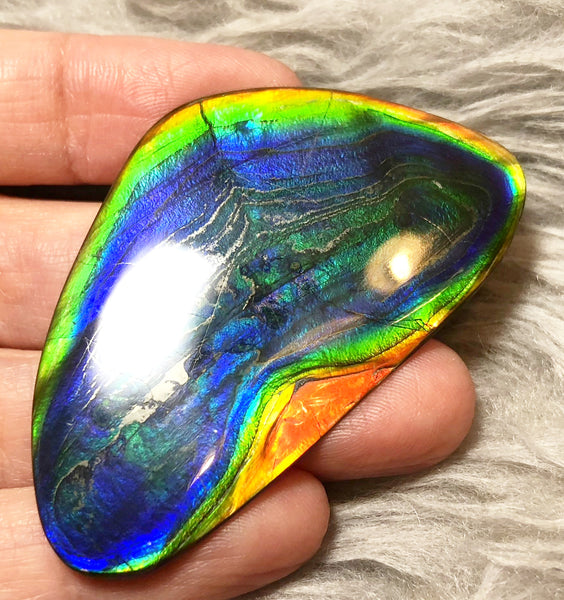 57 x 33.5 mm XL Imperial -Rainbow Colours Collector Stone - IMP-56  Double-Sided ! 両面 コレクション