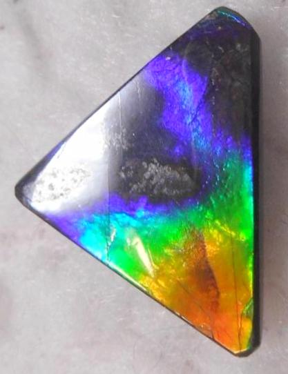 24 x 17 mm  Natural  Free Form . FFN 323 Ammolite  ナチュラル　ルース　アンモライト フリーフォーム