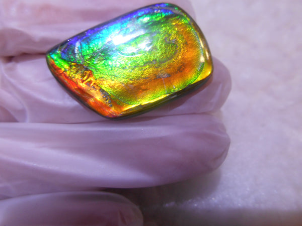 30 x 20 mm - Natural 　Free Form FFN 195  Ammolite ナチュラル　ルース　アンモライト フリーフォーム
