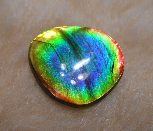 33 x 30mm - Collector Stone - CS-34 　風水  コレクターピース　AA GRADE RAINBOW ルース