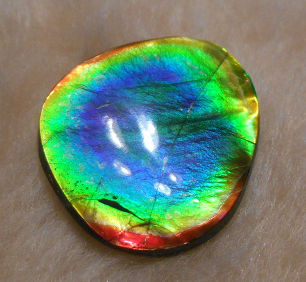 33 x 30mm - Collector Stone - CS-34 　風水  コレクターピース　AA GRADE RAINBOW ルース