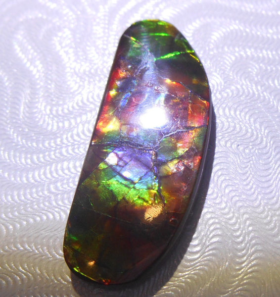 Copy of 35 x 8 mm - Natural Free Form FFN 93 Ammolite　　ナチュラル　ルース　アンモライト