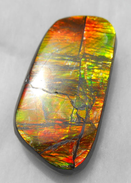 33 x 15 mm Natural  Free Form . FFN 246  Ammolite   ナチュラル　ルース　アンモライト フリーフォーム