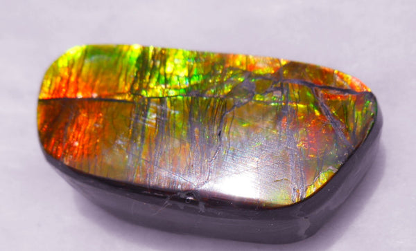 33 x 15 mm Natural  Free Form . FFN 246  Ammolite   ナチュラル　ルース　アンモライト フリーフォーム