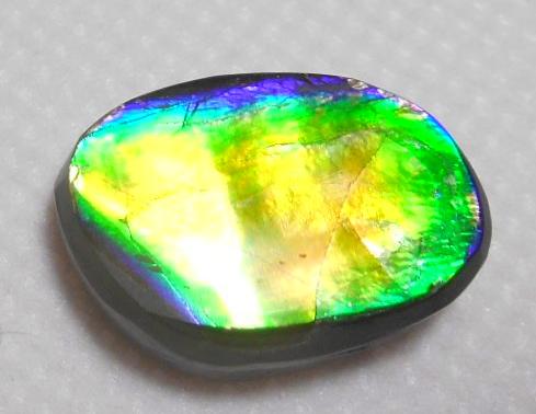 22 x 15 mm  Natural  Free Form . FFN 259  Ammolite   ナチュラル　ルース　アンモライト フリーフォーム