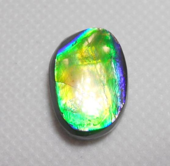 22 x 15 mm  Natural  Free Form . FFN 259  Ammolite   ナチュラル　ルース　アンモライト フリーフォーム
