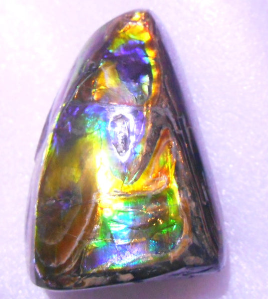 Copy of 60 x 40 x 35 mm - Collector Stone - CS-63  Natural Rainbow Gem Grade　キール部分 レインボー ナチュラル  コレクターディスプレイピース