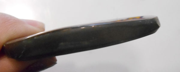 Rare PINK with Gorgeous Colors COLLECTOR STONE  64 x 61 mm　Natural Ammolite - Feng Shui CS-104 ナチュラル　コレクション　ディスプレイピース