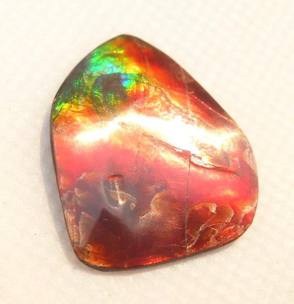 SALE! 40% OFF 32 x 26mm - IMP-47　Natural Ammolite Double-Sided Imperial With A Nipplite!　両面　レアルース　アンモライト