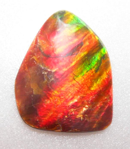 SALE! 40% OFF 32 x 26mm - IMP-47　Natural Ammolite Double-Sided Imperial With A Nipplite!　両面　レアルース　アンモライト