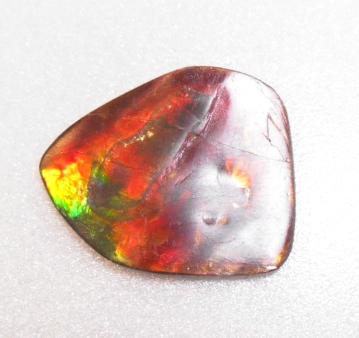 SALE! 40% OFF 32 x 26mm - IMP-47　Natural Ammolite Double-Sided Imperial With A Nipplite!　両面　レアルース　アンモライト