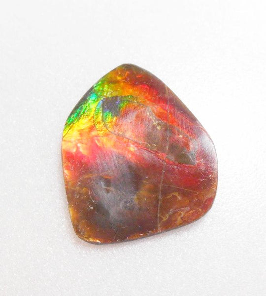 SALE! 40% OFF 32 x 26mm - IMP-47　Natural Ammolite Double-Sided Imperial With A Nipplite!　両面　レアルース　アンモライト