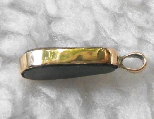 14K GOLD Pendant Top   Ammolite Pendant - JWY-06