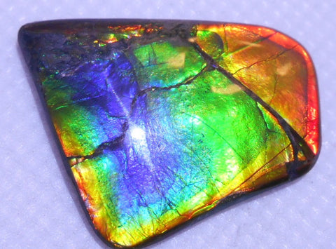 33 x 26 mm - IMP-37　Natural Ammolite Double-Sided Imperial BEAUTY!　両面　レアルース　アンモライト