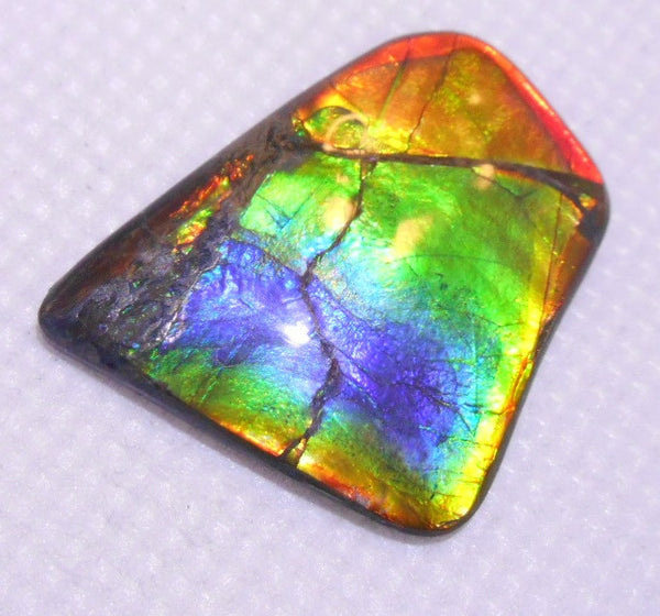 33 x 26 mm - IMP-37　Natural Ammolite Double-Sided Imperial BEAUTY!　両面　レアルース　アンモライト