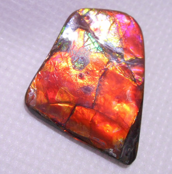 33 x 26 mm - IMP-37　Natural Ammolite Double-Sided Imperial BEAUTY!　両面　レアルース　アンモライト