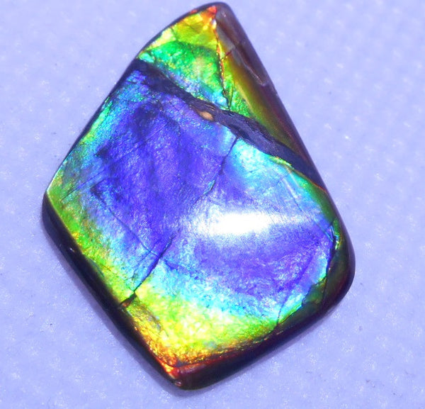 30 x 22 mm - IMP-38　Natural Ammolite Double-Sided Imperial BEAUTY!　両面　レアルース　アンモライト