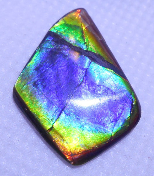 30 x 22 mm - IMP-38　Natural Ammolite Double-Sided Imperial BEAUTY!　両面　レアルース　アンモライト