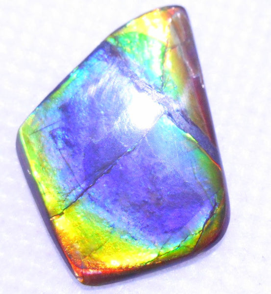 30 x 22 mm - IMP-38　Natural Ammolite Double-Sided Imperial BEAUTY!　両面　レアルース　アンモライト
