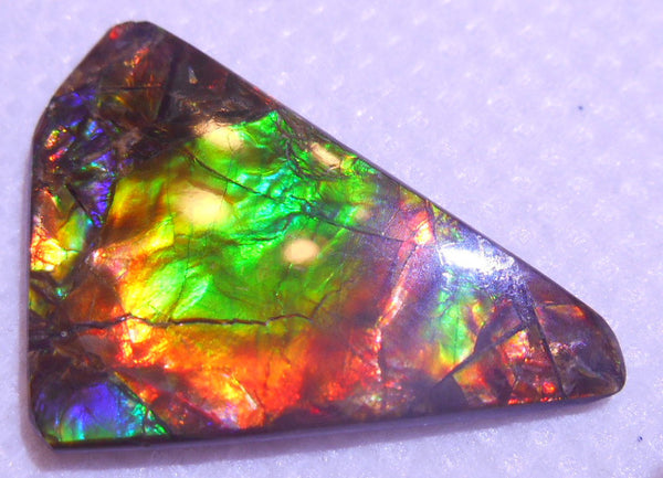 27 x 18 mm - IMP-39　Natural Ammolite Double-Sided Imperial BEAUTY!　両面　レアルース　アンモライト