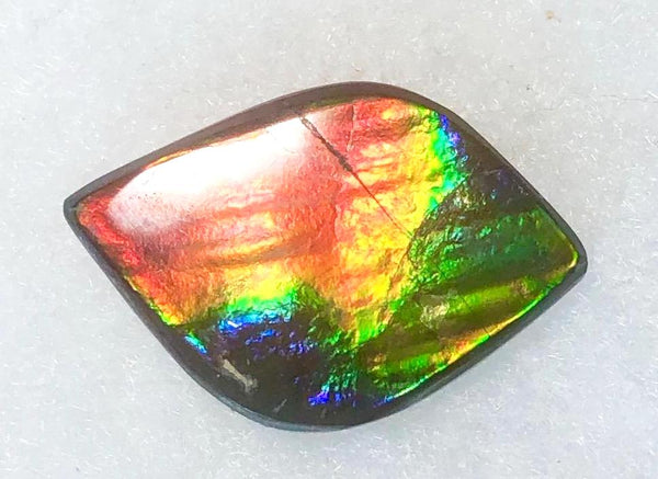 32  x 21 mm  Natural  Free Form . FFN 344 Ammolite  ナチュラル　ルース　アンモライト フリーフォーム