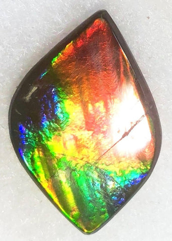 32  x 21 mm  Natural  Free Form . FFN 344 Ammolite  ナチュラル　ルース　アンモライト フリーフォーム