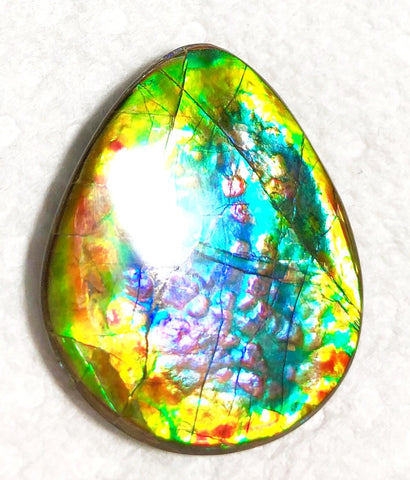 35x 30 mm Lavender Pink with gorgeous colors! Natural  Free Form . FFNT 125 Super bright  ナチュラル　ルース　アンモライト フリーフォーム