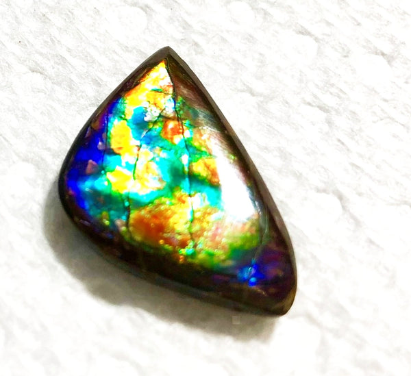 23x 14 mm Floral Pattern Gorgeous colors! Natural  Free Form . FFNT 126 Super bright  ナチュラル　ルース　アンモライト フリーフォーム