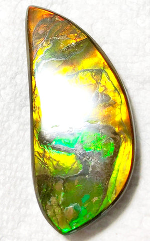 58x23x5.5mm    Natural  Free Form . FFN366  Ammolite  ナチュラル　ルース　アンモライト フリーフォーム