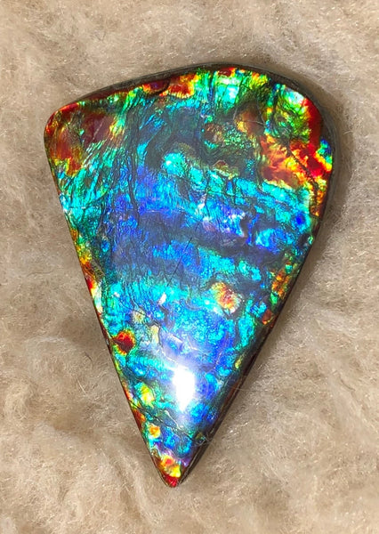 46 x23x5㎜  Natural  Free Form . FFNT 136 Ammolite  BEAUTY ナチュラル　ルース　アンモライト フリーフォーム
