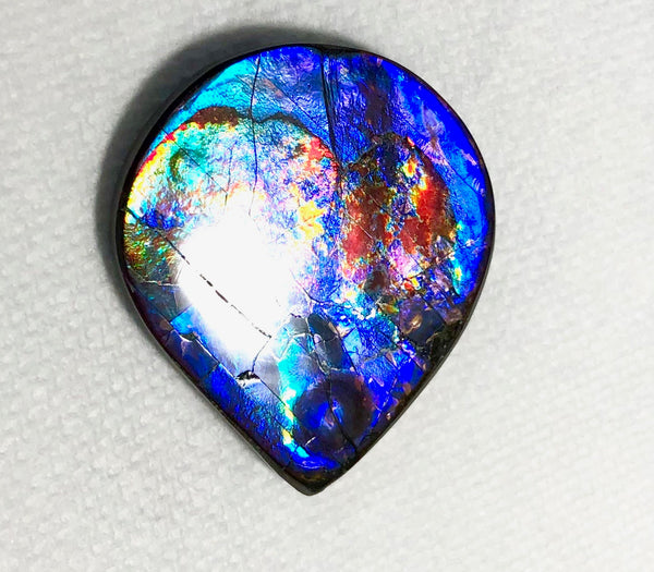 57x54x6mm  Top Grade Natural  Free Form . FFNT 128 Ammolite  ナチュラル　ルース　アンモライト フリーフォーム