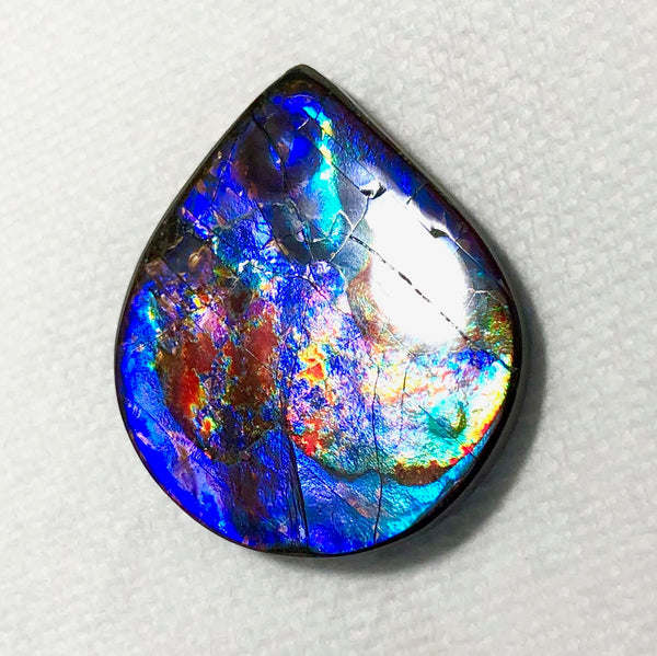 57x54x6mm  Top Grade Natural  Free Form . FFNT 128 Ammolite  ナチュラル　ルース　アンモライト フリーフォーム