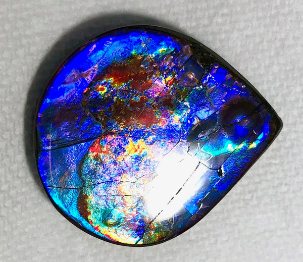 57x54x6mm  Top Grade Natural  Free Form . FFNT 128 Ammolite  ナチュラル　ルース　アンモライト フリーフォーム