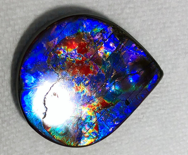 57x54x6mm  Top Grade Natural  Free Form . FFNT 128 Ammolite  ナチュラル　ルース　アンモライト フリーフォーム