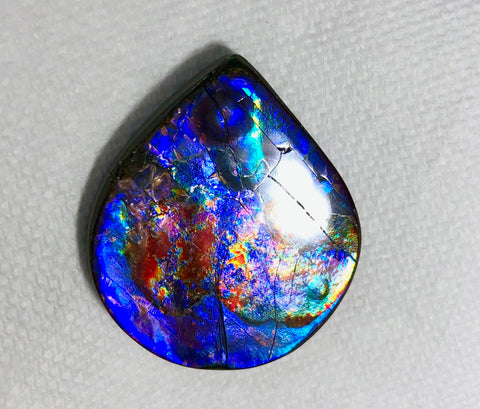 57x54x6mm  Top Grade Natural  Free Form . FFNT 128 Ammolite  ナチュラル　ルース　アンモライト フリーフォーム