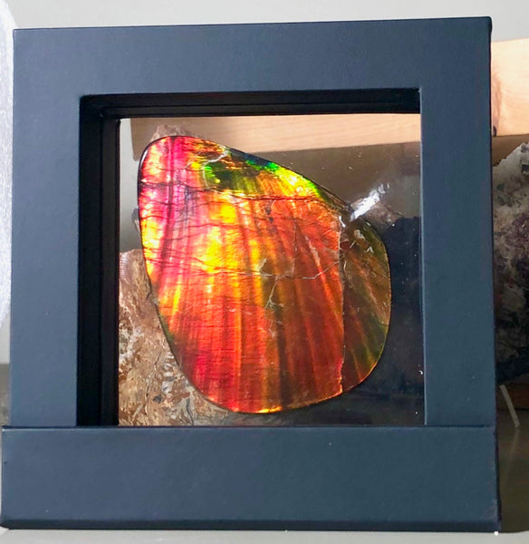 70 x 52mm 　Huge Imperial -Rainbow Colours Collector Stone - IMP-62  Double-Sided ! 両面 コレクション