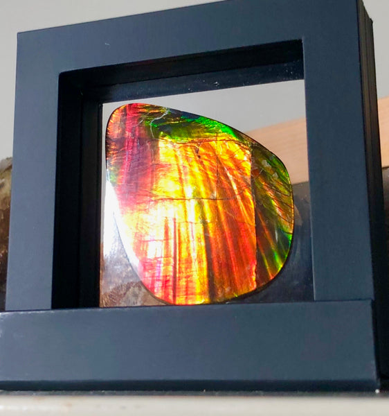 70 x 52mm 　Huge Imperial -Rainbow Colours Collector Stone - IMP-62  Double-Sided ! 両面 コレクション