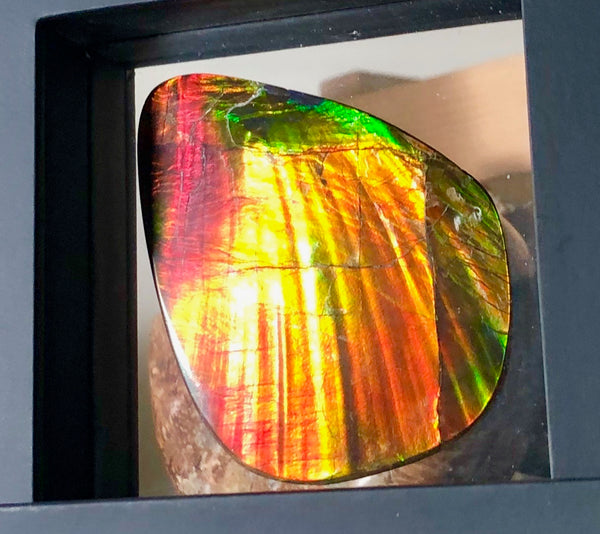 70 x 52mm 　Huge Imperial -Rainbow Colours Collector Stone - IMP-62  Double-Sided ! 両面 コレクション