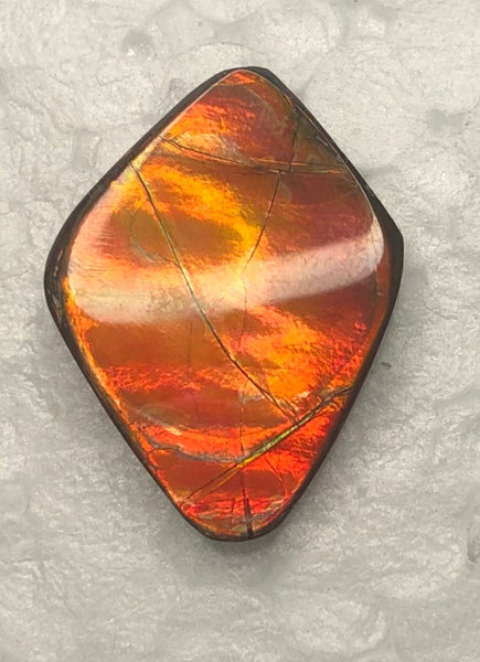 Copy of Round shaped Ammolite NATURAL Hand POLISHED Gemstone 28mm