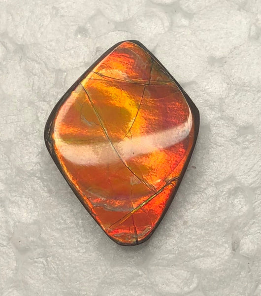 Copy of Round shaped Ammolite NATURAL Hand POLISHED Gemstone 28mm