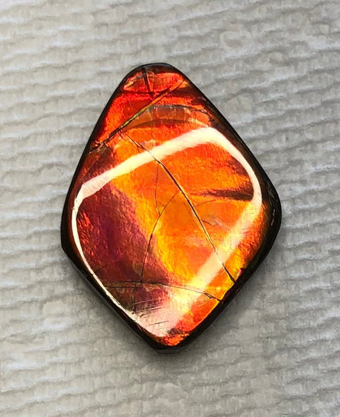 Copy of Round shaped Ammolite NATURAL Hand POLISHED Gemstone 28mm