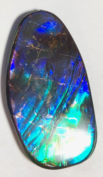 33x18mm    Natural  Free Form . FFN357  Ammolite  ナチュラル　ルース　アンモライト フリーフォーム
