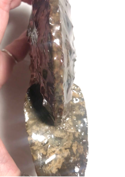 Ammolite Placenticeras Intercalare  153x122mm ***Free Shipping***  AF-59  Ammolite  Ammonite Fossil