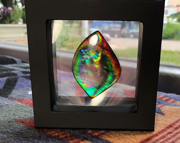 Get $20 Off Sale until Jun 10th ! LARGE 55x40 mm  TOP Grade Natural  Free Form . FFNT 131 Ammolite  Free Shipping! ナチュラル　ルース　アンモライト 送料無料！
