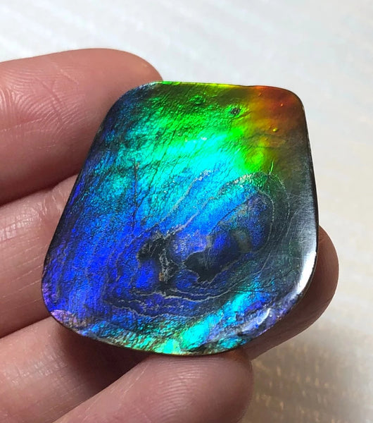 34.5 x 31mm  Nipplite Imperial -Rainbow Colours Collector Stone - IMP-75  Double-Sided ! 両面 コレクション