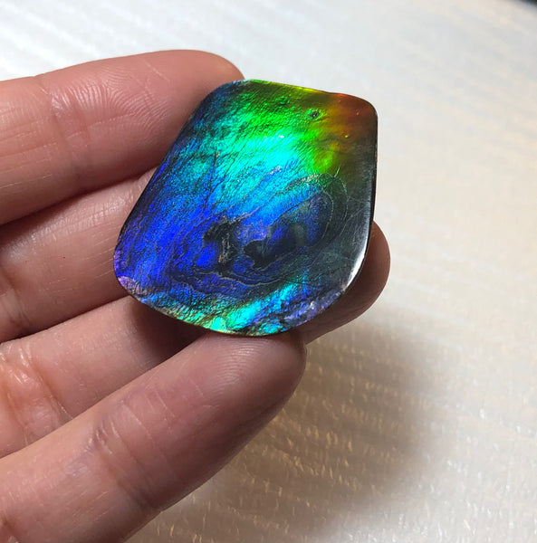 34.5 x 31mm  Nipplite Imperial -Rainbow Colours Collector Stone - IMP-75  Double-Sided ! 両面 コレクション