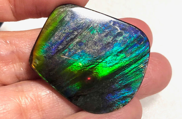 34.5 x 31mm  Nipplite Imperial -Rainbow Colours Collector Stone - IMP-75  Double-Sided ! 両面 コレクション