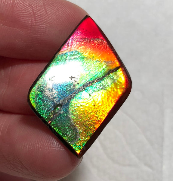 SALE!   30  x18x2 mm   Imperial -Rainbow Colours Collector Stone - IMP-80  Double-Sided ! 両面 コレクション