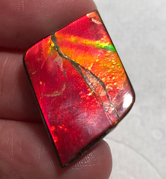 SALE!   30  x18x2 mm   Imperial -Rainbow Colours Collector Stone - IMP-80  Double-Sided ! 両面 コレクション